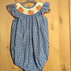 Southern Smocked Company pumpkin bubble